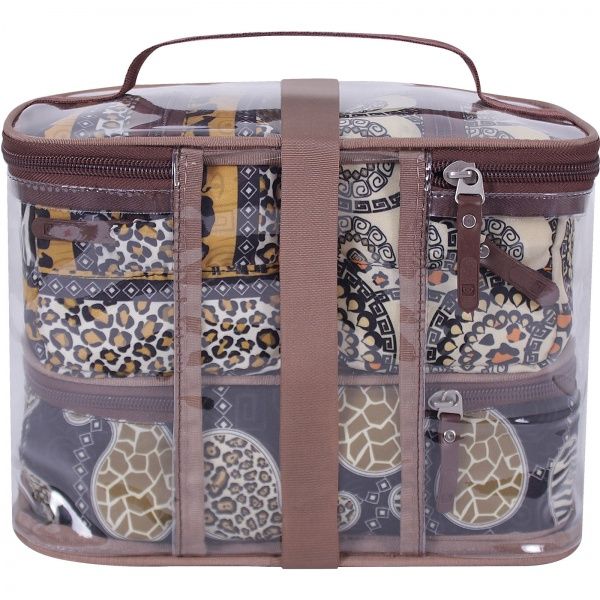 Набір органайзерів для подорожі Bagland 5 л коричневий Reed 728 (00724154) 