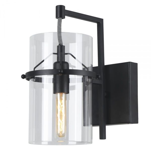 Бра Arte Lamp 1x40 Вт E14 графит/черный A8586AP-1BK 