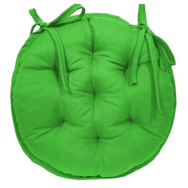 Подушка на стул Яблоко rainbow салатовый