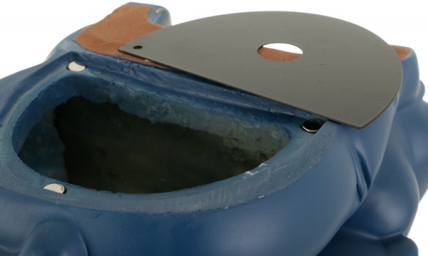 Статуетка Думай та багатій 22,5х23х30 см блакитна