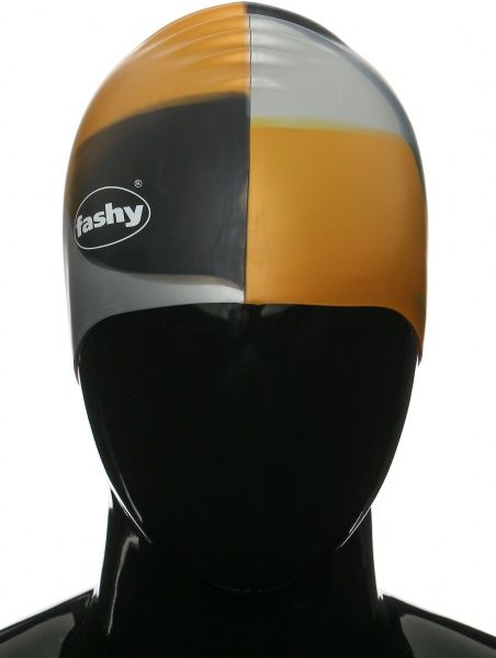 Шапочка для плавания Fashy Cap PU Flex 3049 one size оранжевый