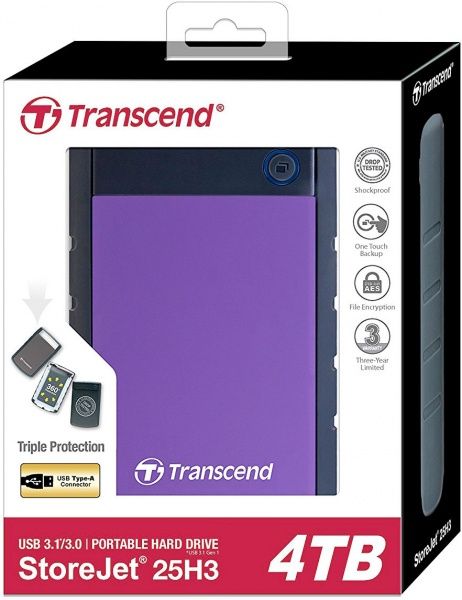 Внешний жесткий диск Transcend StoreJet 4 ТБ 2,5