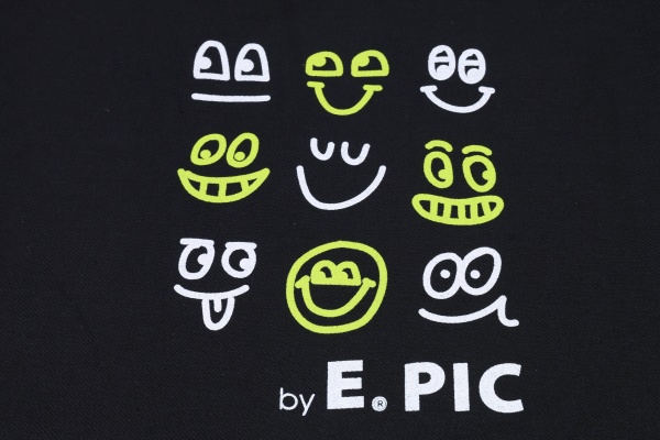 Экосумка Смайл 40х38 см черный