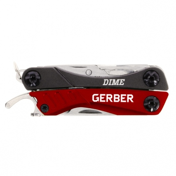Мультитул Gerber Gear Dime красный, 11 инструментов 