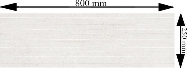 Плитка Cifre Даунтаyн вайт релів 25x80 