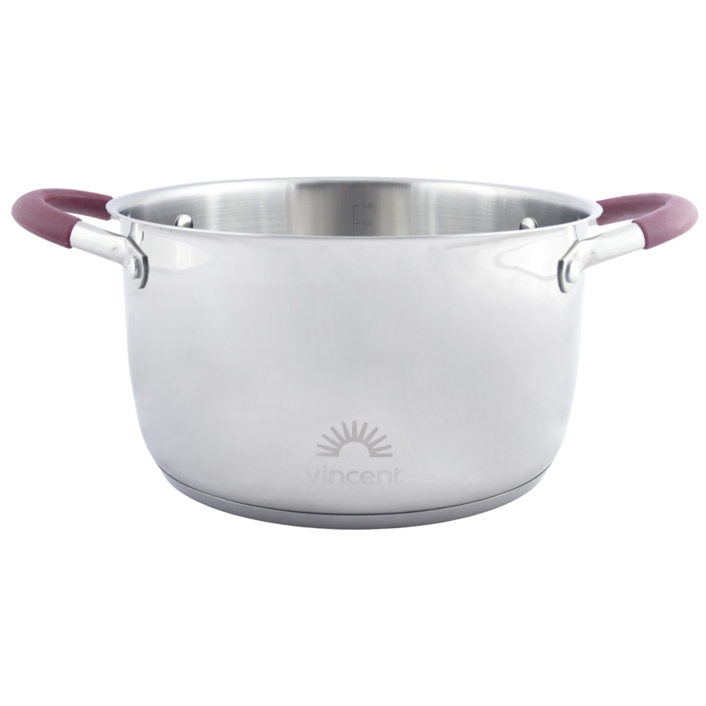 Каструля з кришкою Vincent 24 см 5,6 л VC-3187-24