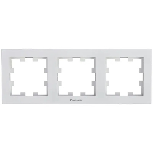 Рамка трехместная Panasonic Karre Plus 55 горизонтальная белый WDTF08032WH-UA1