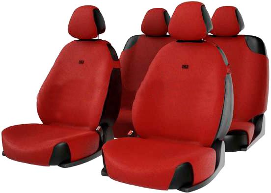 Чохли-майки для сидінь комплект FORUM Carfashion червоний