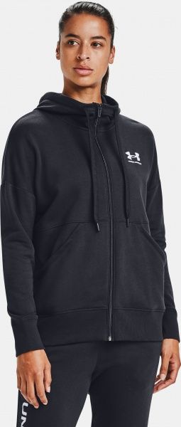 Джемпер Under Armour RIVAL FLEECE FZ HOODIE 1356400-001 р. L черный