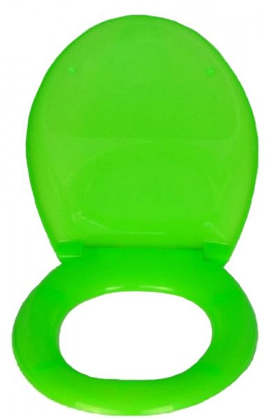 Сиденье для унитаза с крышкой СУ-1.1 зеленое