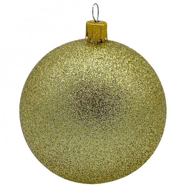 Елочная игрушка MISLT Куля d 15 см 15 см золото