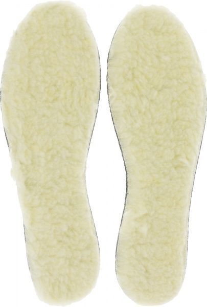 Стельки для обуви меховые с золотой фольгой Роллі 44-45 бежевый