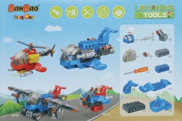 Конструктор BanBao Великі блоки Літак
