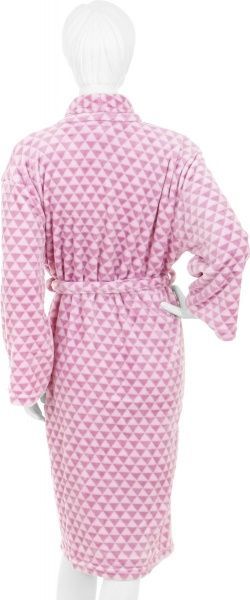 Набор халат + тапки La Nuit Геометрия р. M розовый 