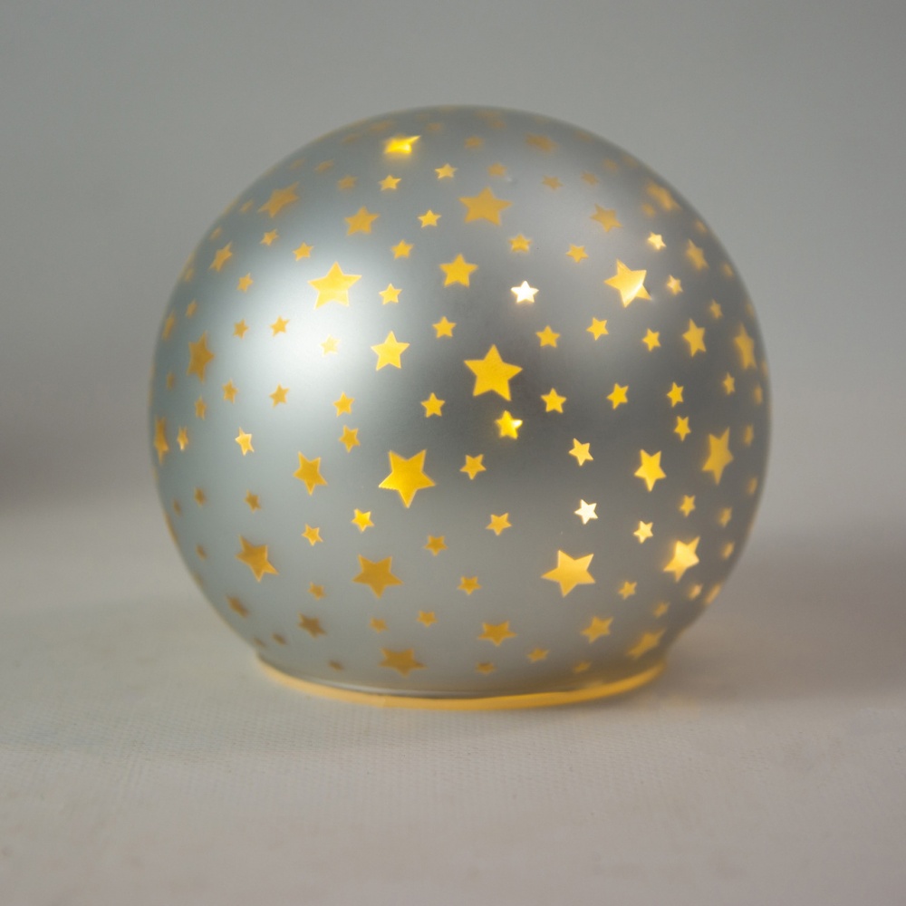 Ліхтар новорічний LED 12x11см білий