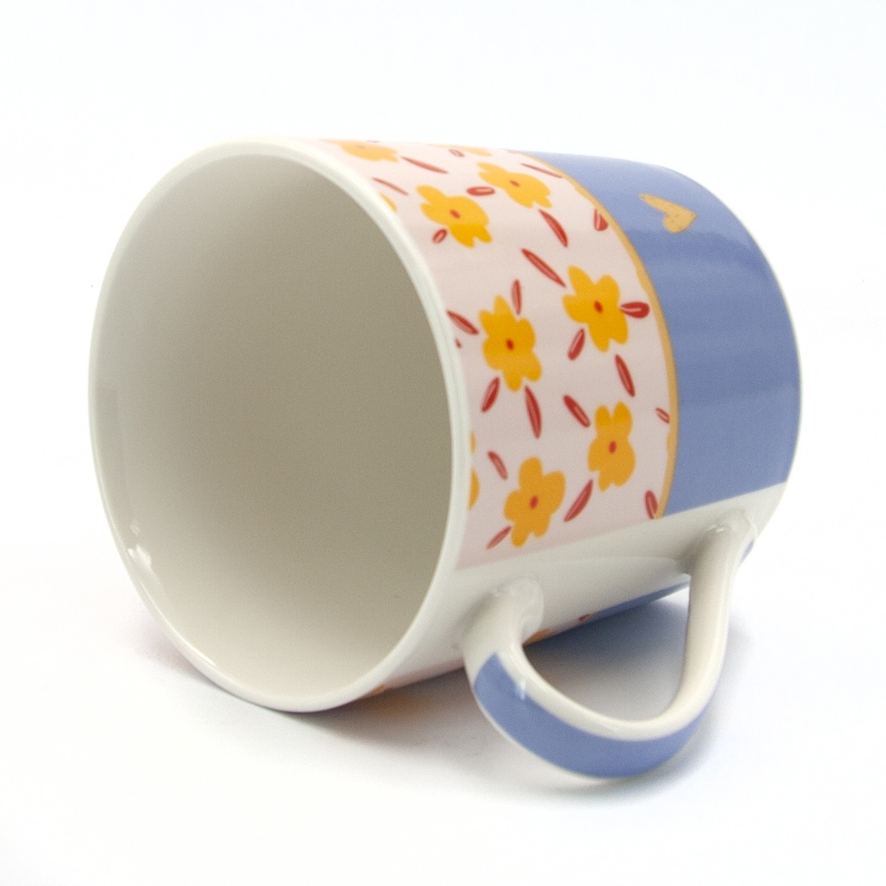 Чашка Milika FlowerCharm Yellow 400 мл M0520-RX-N250338