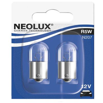 Автолампа Neolux Standart R5W 12V/N207 - duo blistr 780966