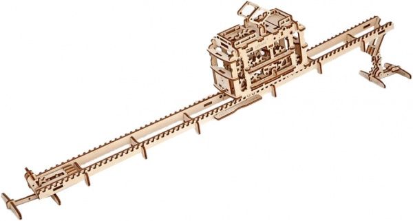 Конструктор Ukrainian Gears Трамвай с рельсами 70008