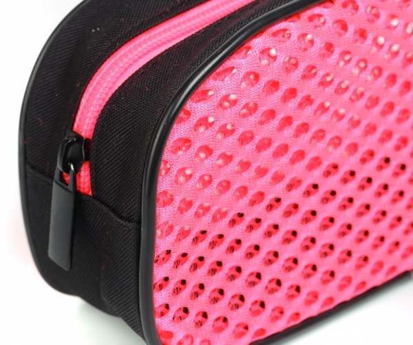 Пенал школьный 21,5х9,5х5 см розовый