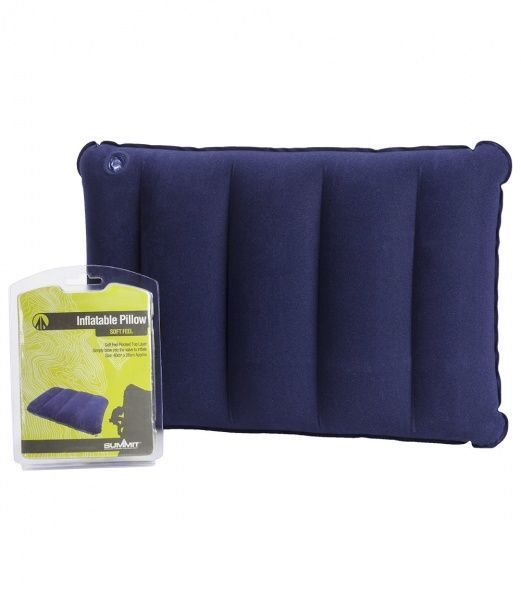 Подушка надувна Inflatable Pillow синя Summit