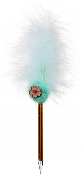 Ручка гелевая детская Перо разноцветное в ассортименте 