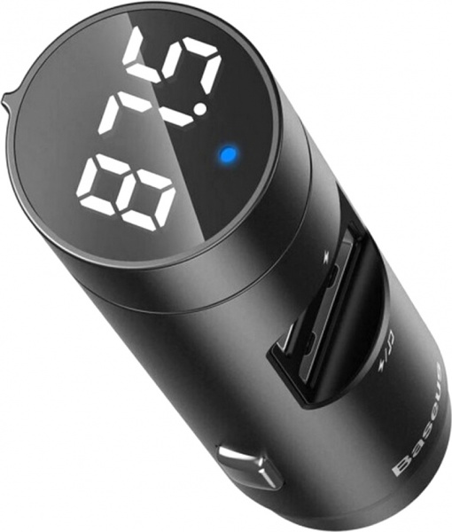 FM-трансмітер BASEUS Energy Column MP3 Charger (CCNLZ-0G) Dark grey