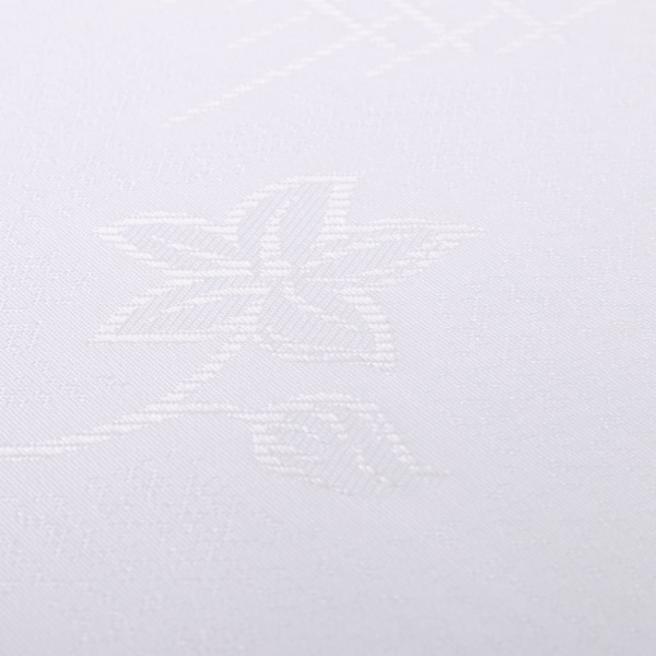 Скатерть Dertsiz овальная жаккард 160x220 см кремовый Karna 