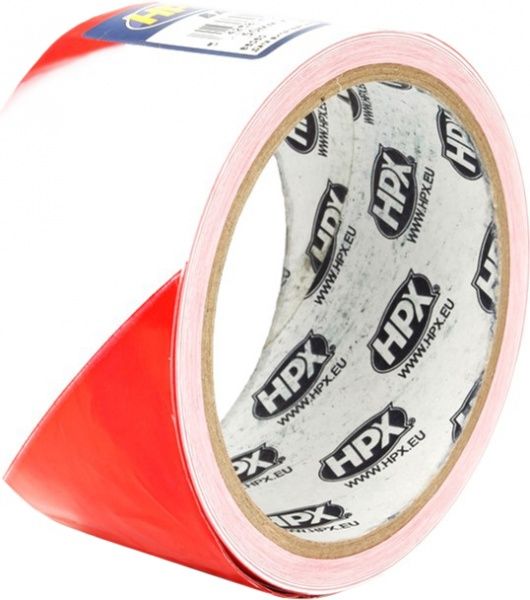 Лента сигнальная HPX B5050 красно-белая 50 мм 50 м 30 мкн