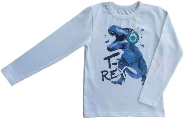 Реглан Маленькие люди д/х р.134 белый 