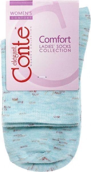 Шкарпетки Conte COMFORT 000 віскозні р. 25 бірюзовий 