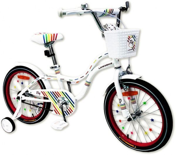 Велосипед детский Like2bike Fly белый 201801