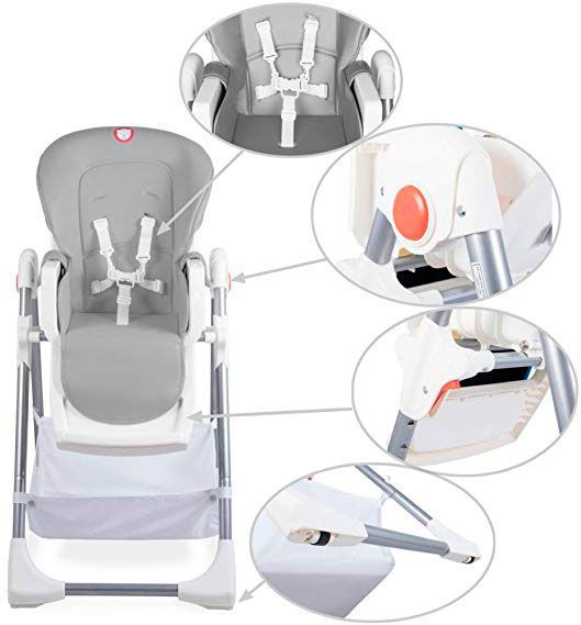 Стульчик для кормления Lionelo Linn Plus бежевый LO.LI01