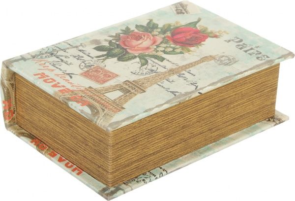 Шкатулка-книга Париж 14х6х20 см