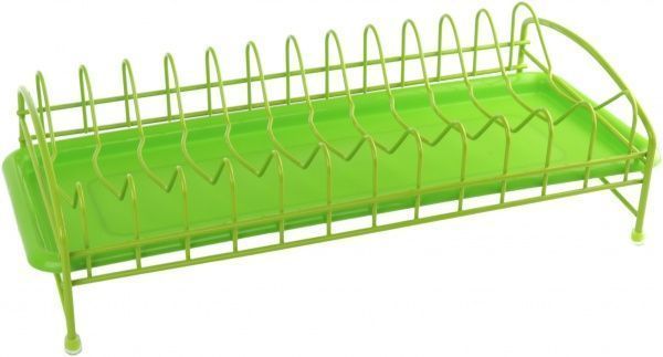 Сушарка для посуду настільна 42,5x19x10,7 см салатовий Lemax