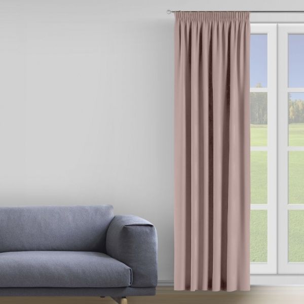 Штора Soft 200х275 см рожевий Decora