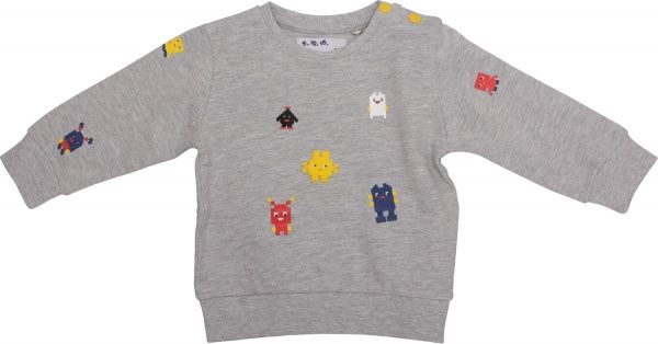 Свитшот 5.10.15. 5F3902 р.62 серый меланж 