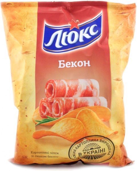 Чипсы Люкс Люкс бекон 7622210176196 133 г 
