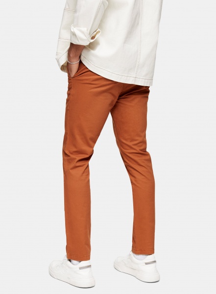 Штани TopMan CASUAL TROUSERS 68D14T-RST 30R помаранчевий