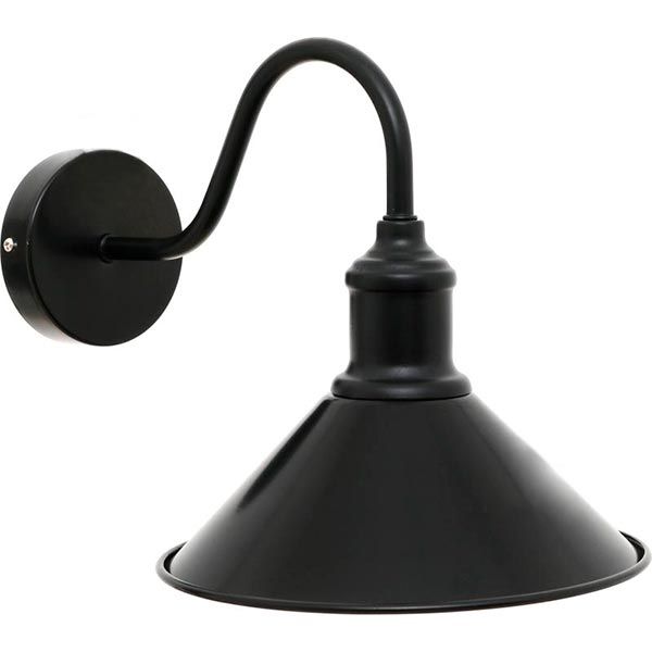 Бра Геотон НББ 01-60-532 Лофт-22Б 1x60 Вт E27 черный 47588 