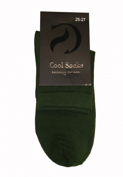 Шкарпетки чоловічі Cool Socks 17305 р. 25-27 хакі 1 пар 