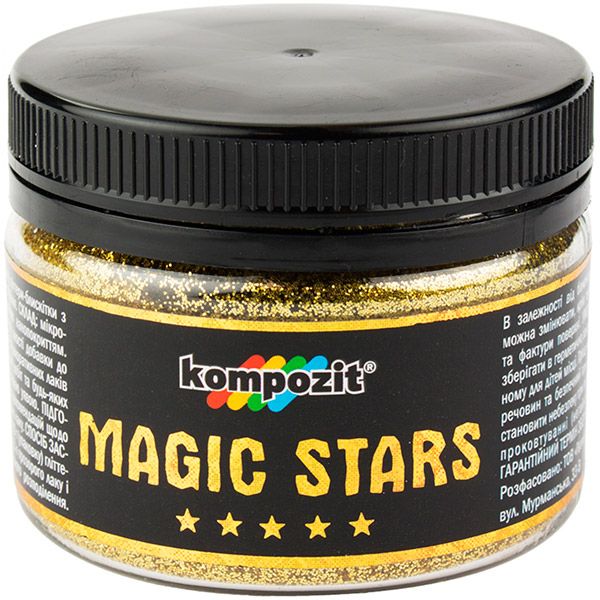 Глітер Kompozit MAGIC STARS золото 0,06кг