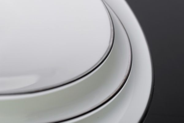 Сервиз чайный Pure White Platinum 21 предмет на 6 персон Fiora