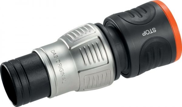 Коннектор с аквастопом Gardena Premium Plus 13 мм 1/2 18253-20