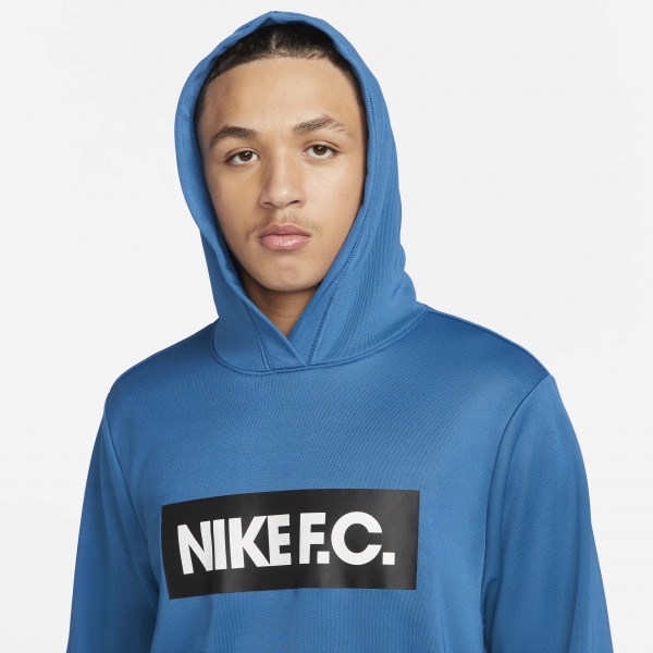 Джемпер Nike M NK DF FC LIBERO HOODIE DC9075-407 р. S синій