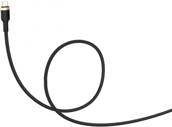 Кабель ColorWay USB - MicroUSB (spiral) 2.4А 1,5 м black (CW-CBUM051-BK) 