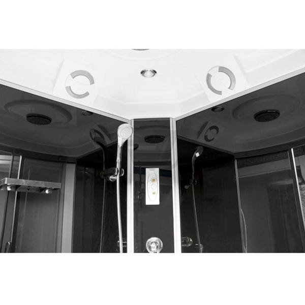 Гидромассажный бокс SELAK VK 11 1100*1100*2150 профиль сатин ст.графит