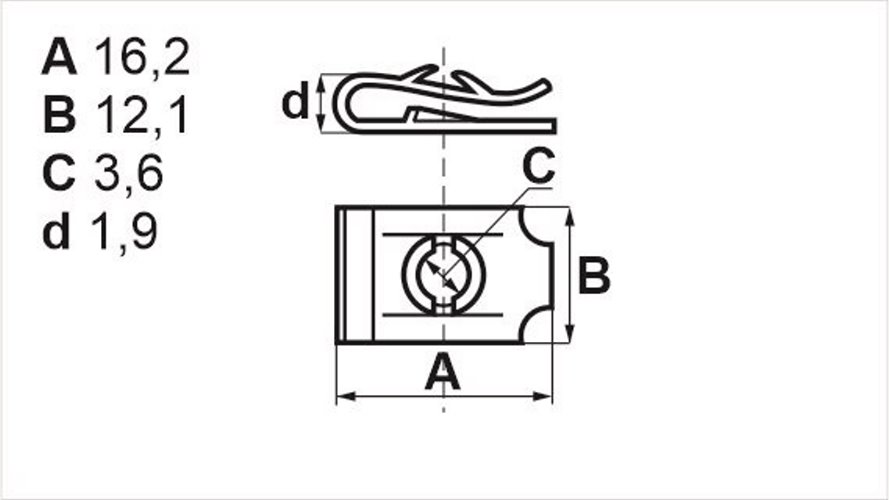 Пластина монтажная универсальная Romix (16029)