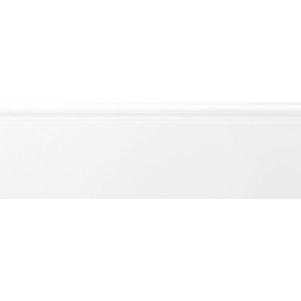 Плінтус МДФ ПП161К Французький білий 2070х110х16 мм 