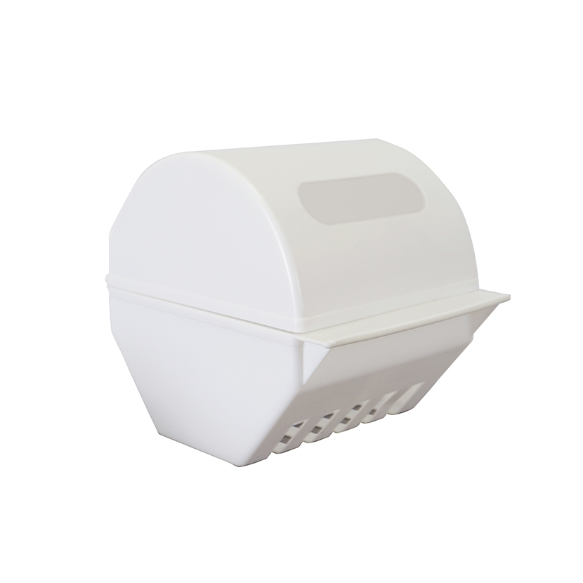 Тримач для туалетного паперу UM105 пластиковий, білий