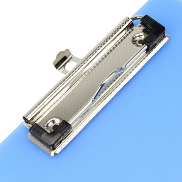 Папка с клипом A5 2516-07-a голубая Axent